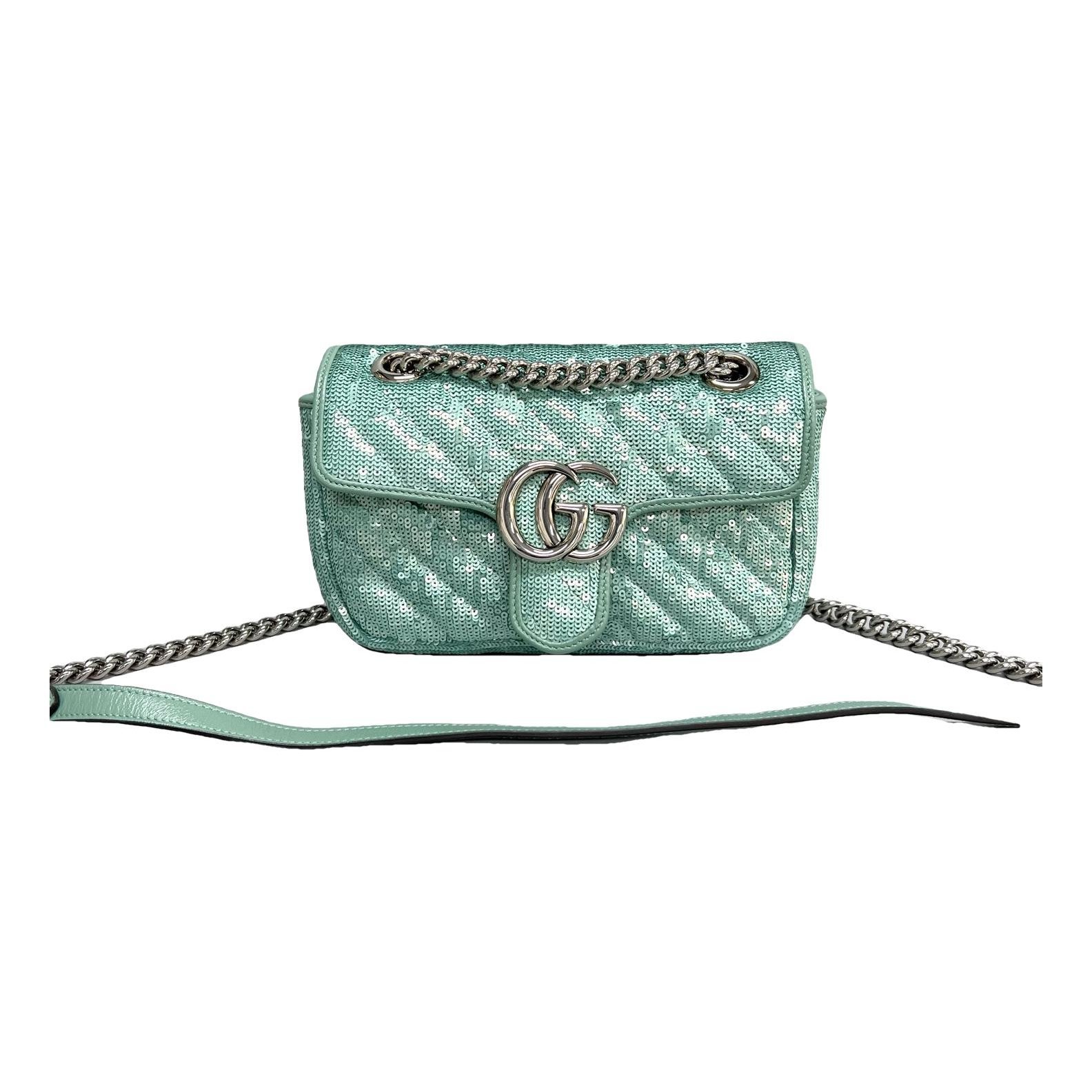 GG Marmont Flap leather handbag