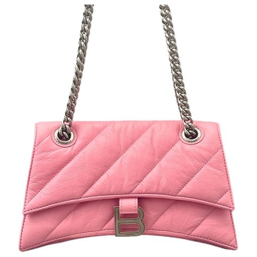 Crush leather crossbody bag