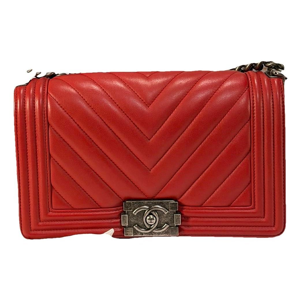 Boy leather crossbody bag