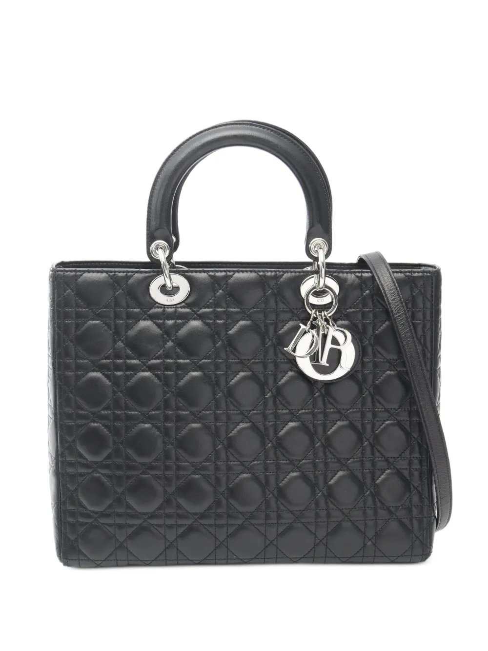 2000s large Lady Dior Cannage handbag