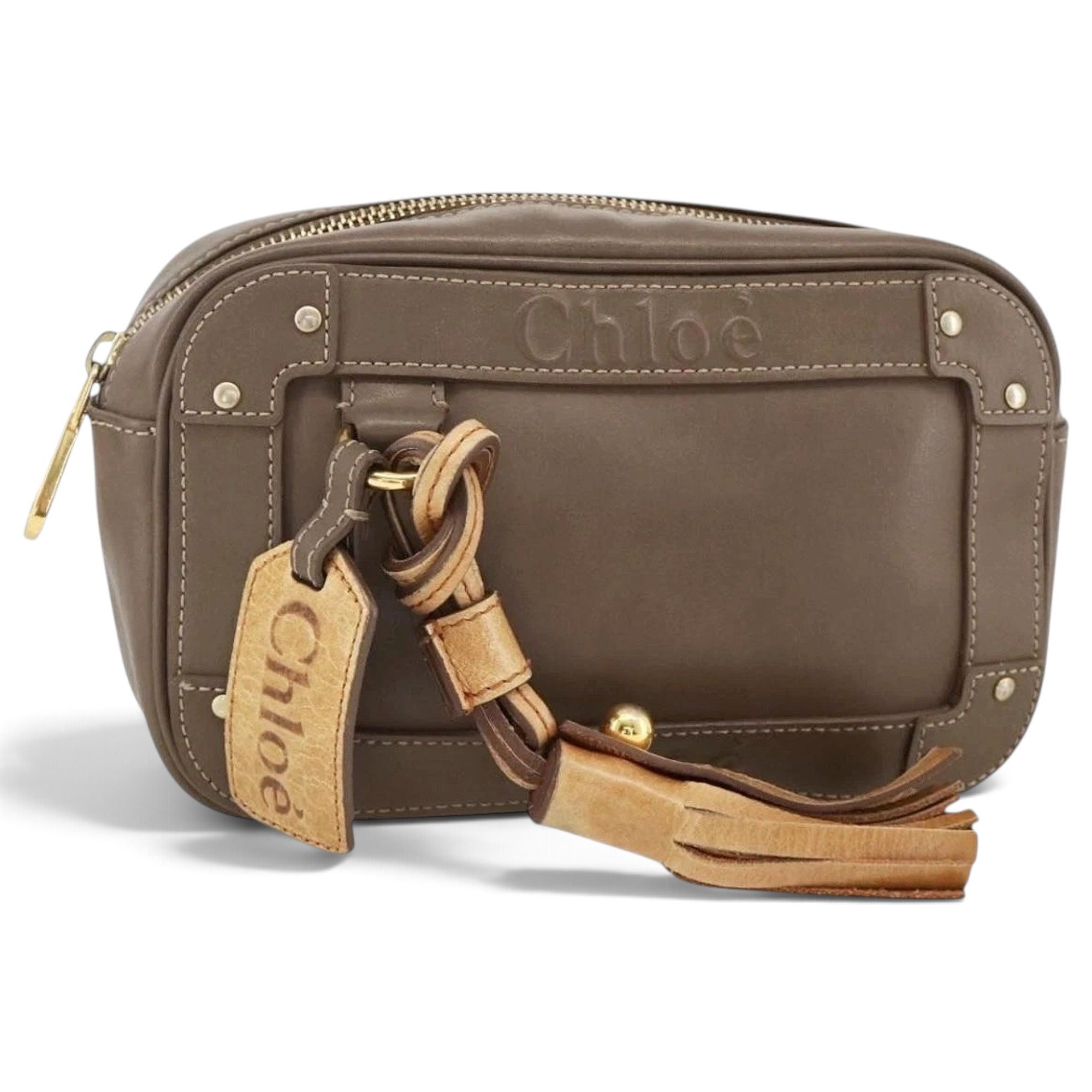 Leather handbag
