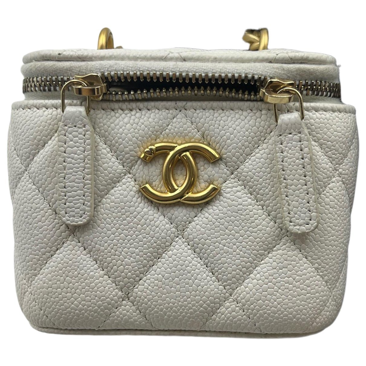 Trendy CC Vanity leather handbag