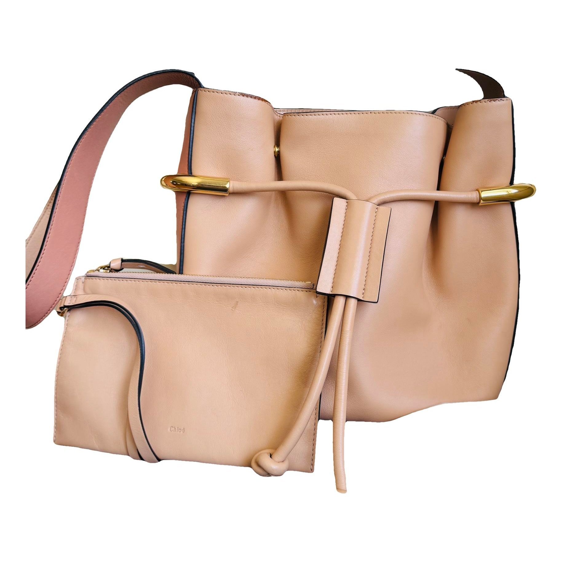 Leather handbag