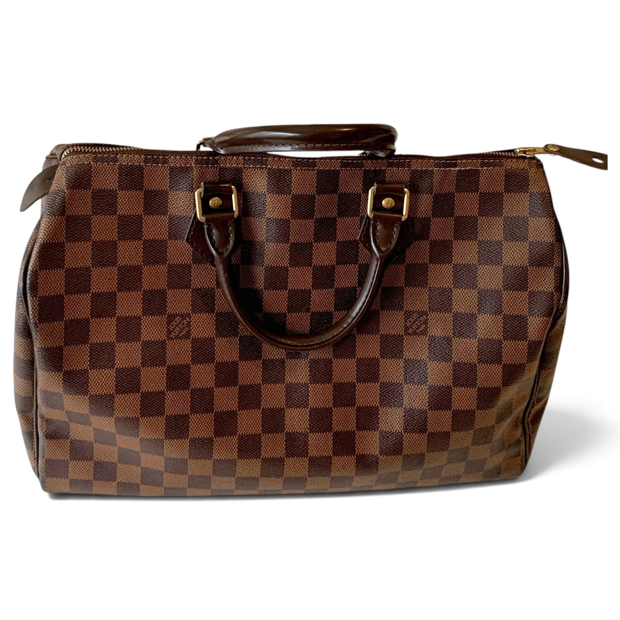 Speedy leather handbag