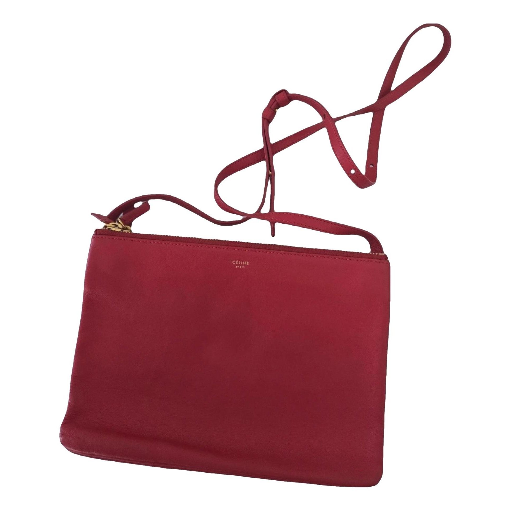 Trio leather crossbody bag