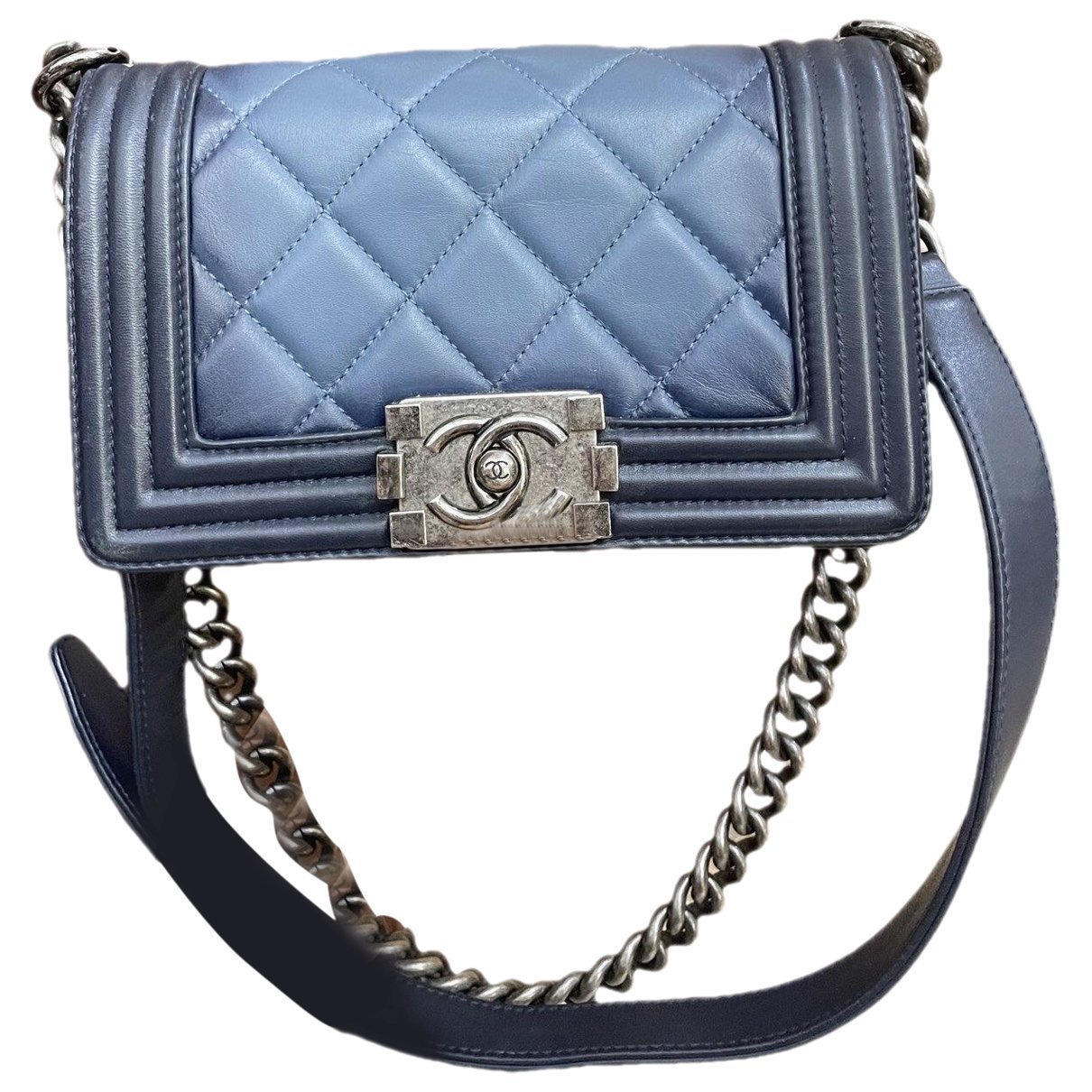 Boy leather crossbody bag