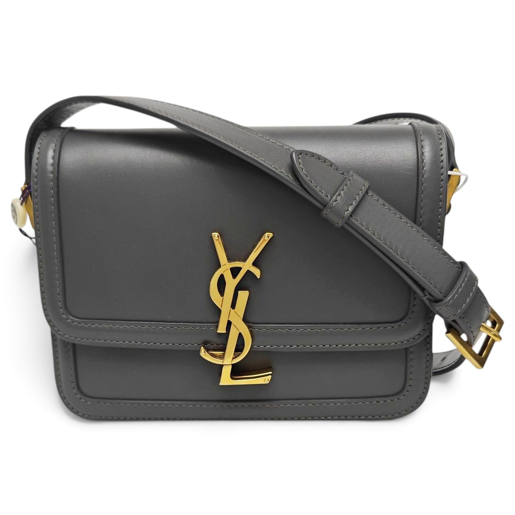 Solférino leather handbag