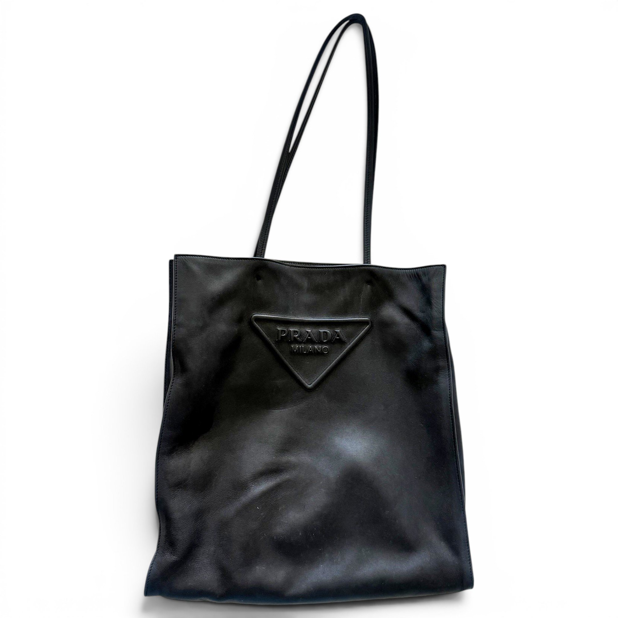 Leather tote