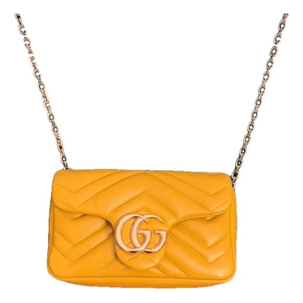 GG Marmont Flap leather crossbody bag