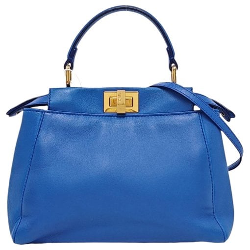 Peekaboo leather handbag