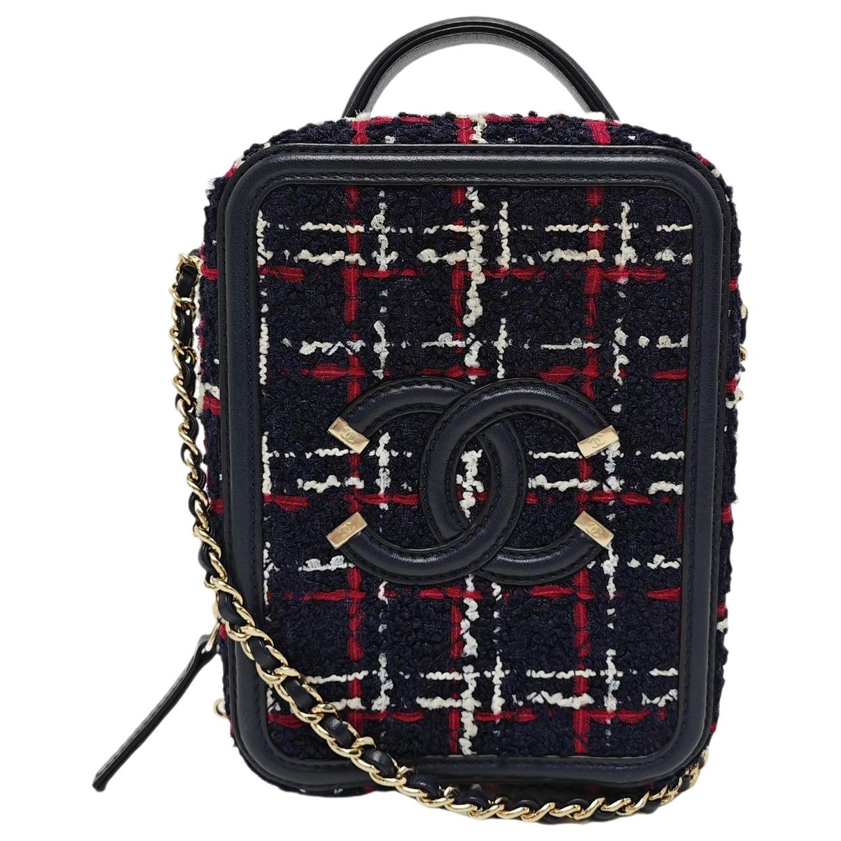 CC Filigree tweed handbag