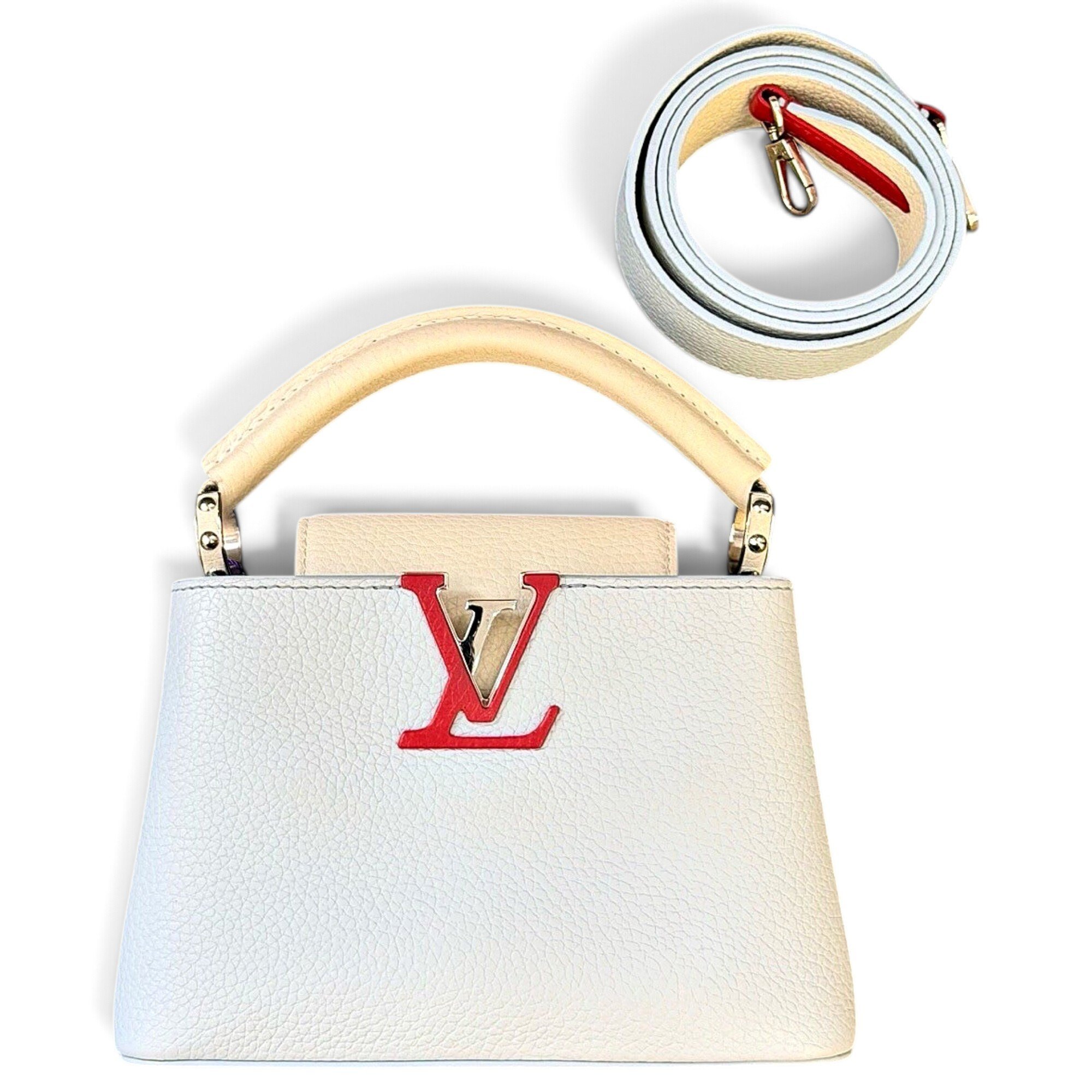 Capucines leather handbag