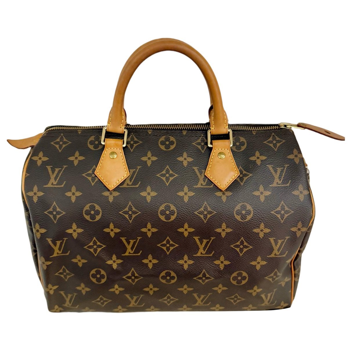 Speedy leather handbag
