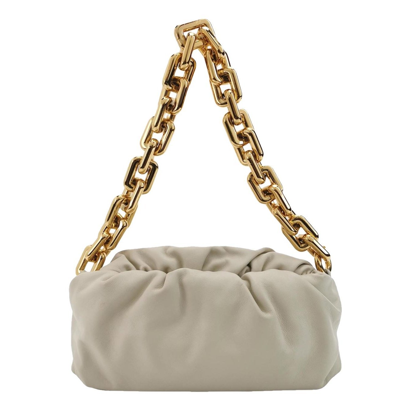 Chain Pouch leather handbag
