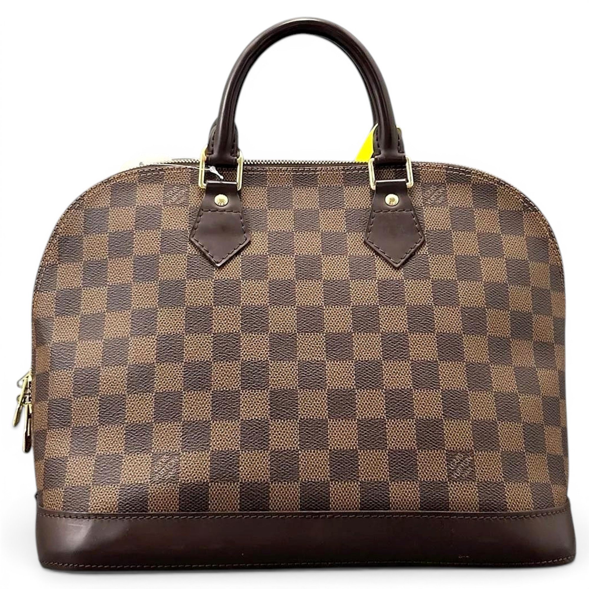 Alma leather bowling bag