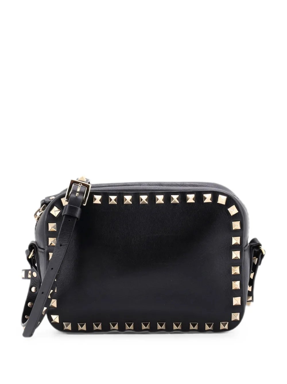 Rockstud Camera Leather crossbody bag