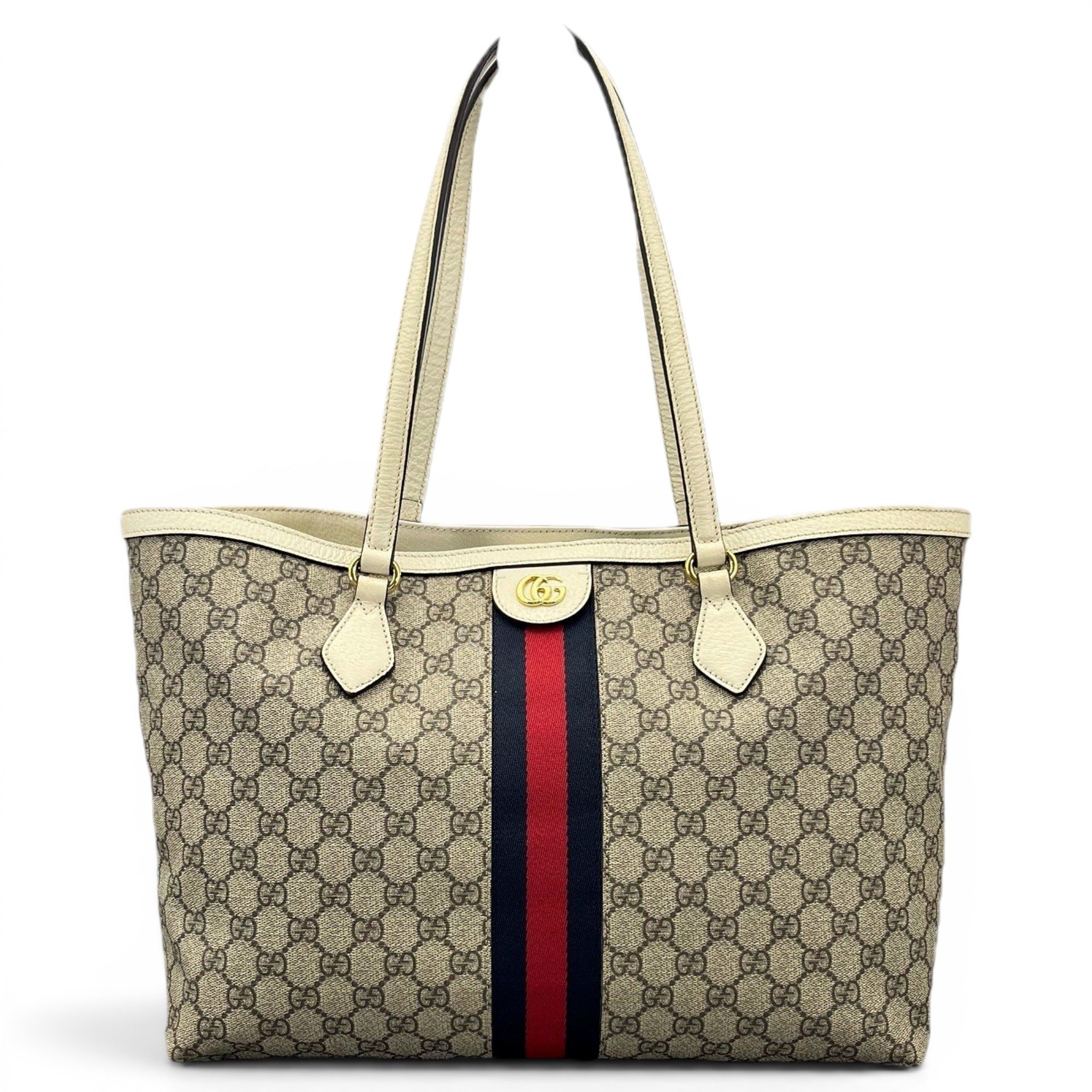 Ophidia Shopping leather handbag