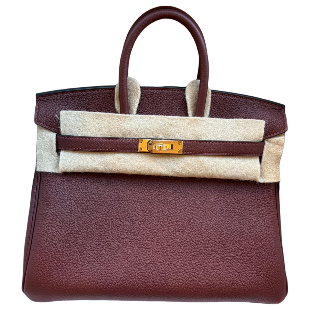 Hermes Birkin 25 Handbag Rouge H 2025