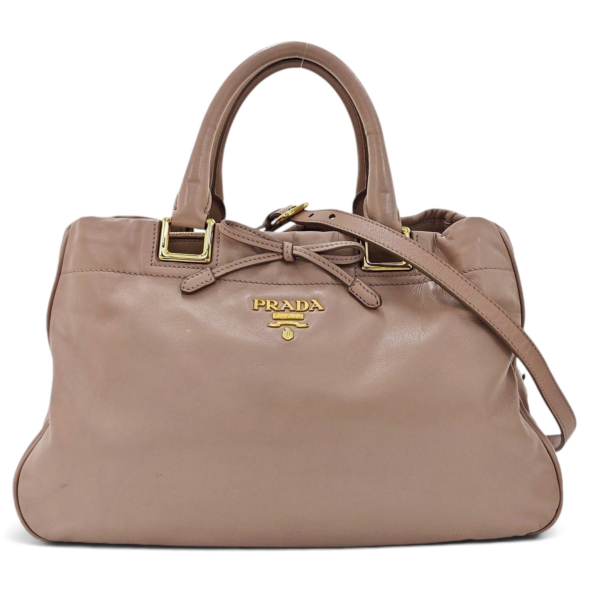 Leather handbag
