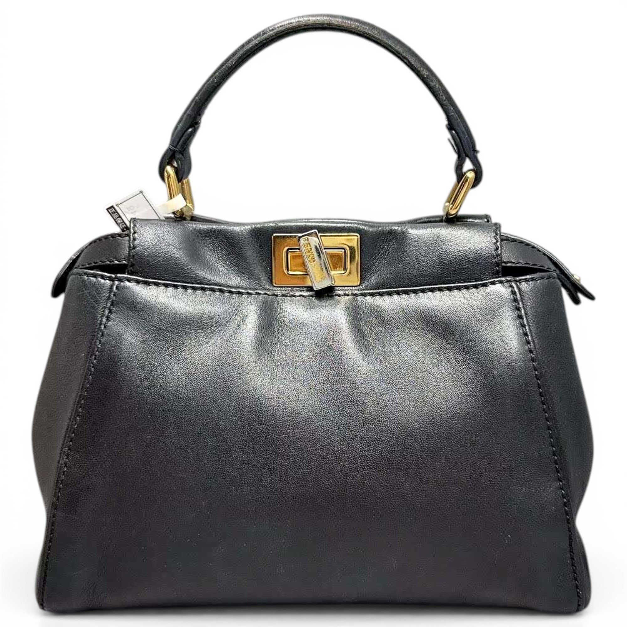 Peekaboo leather handbag