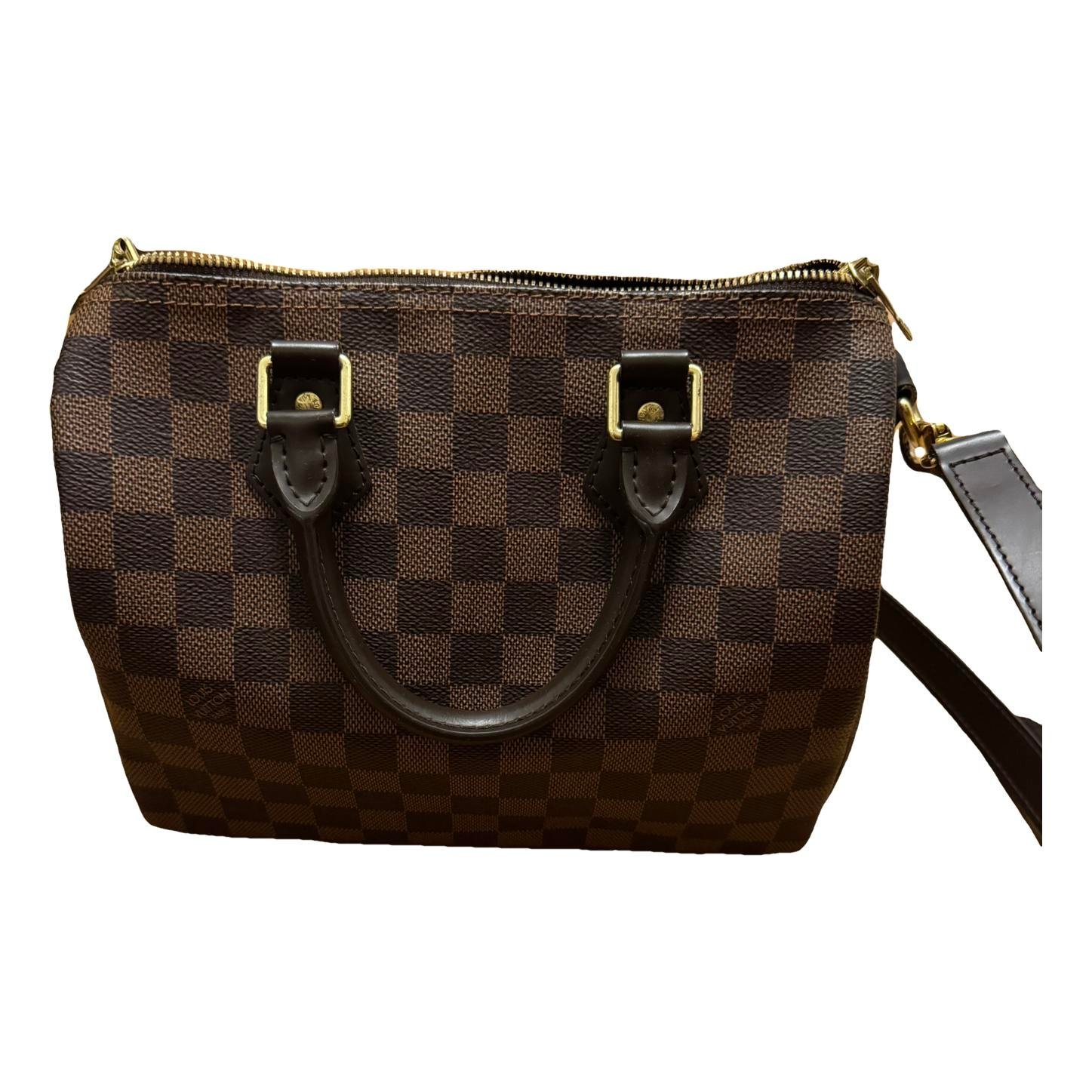 Speedy leather handbag