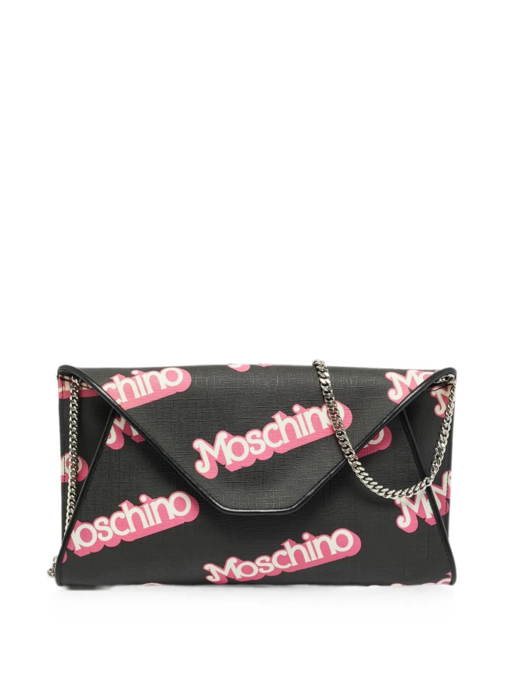 Barbie logo chain clutch bag