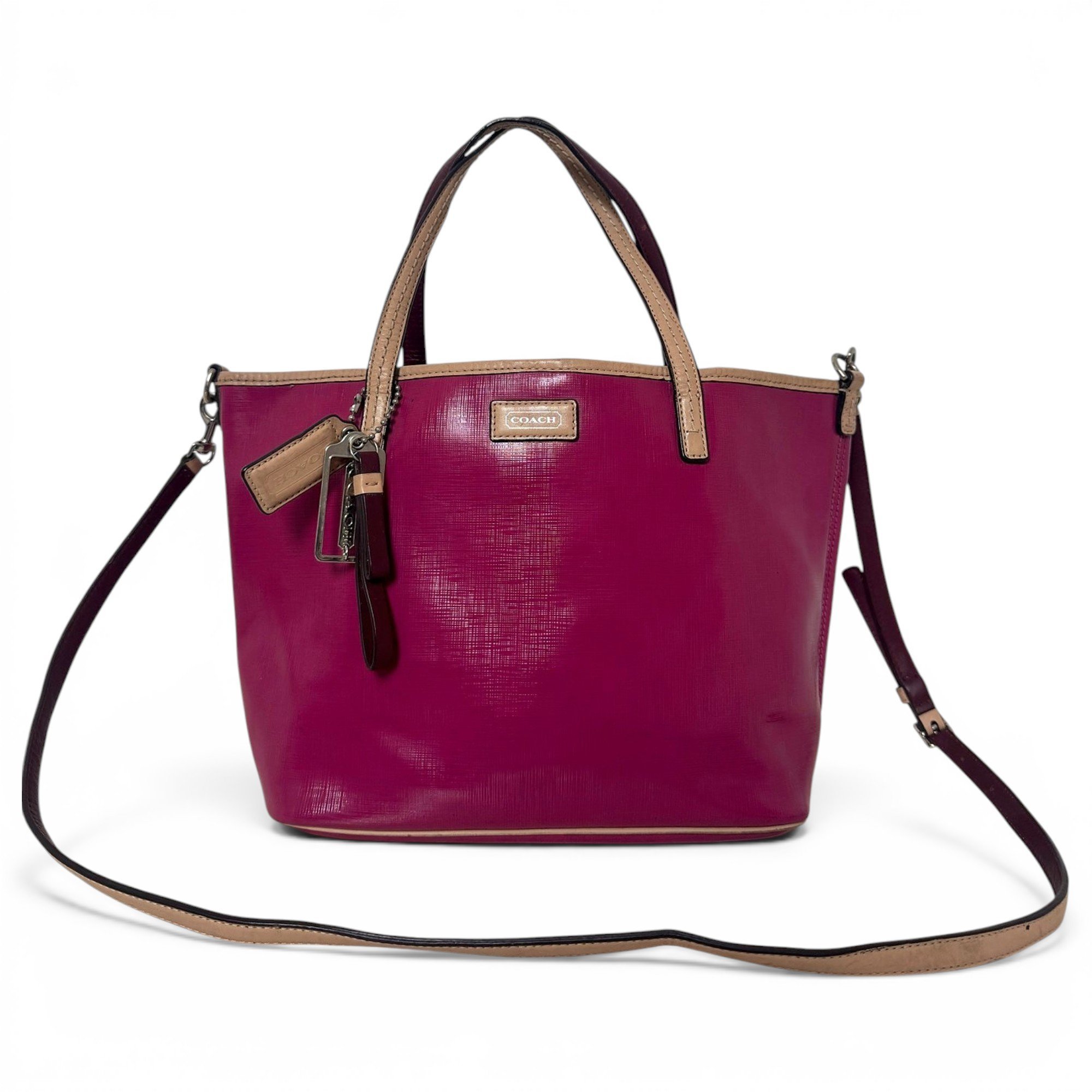 CITY ZIP TOTE leather tote