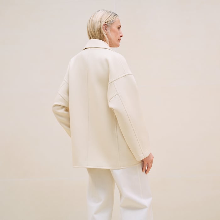 Blanc Naturel Pea Coat