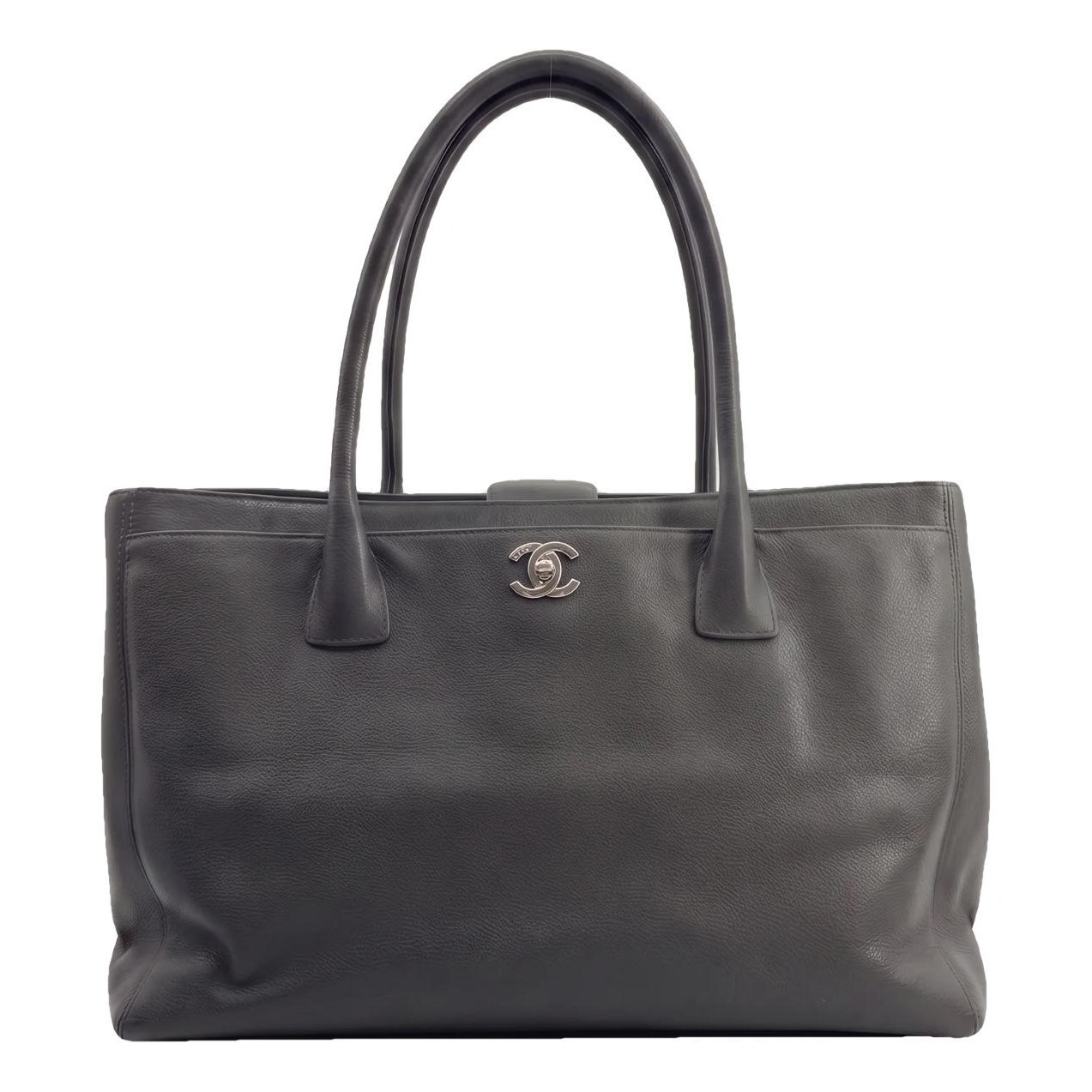 Executive leather tote