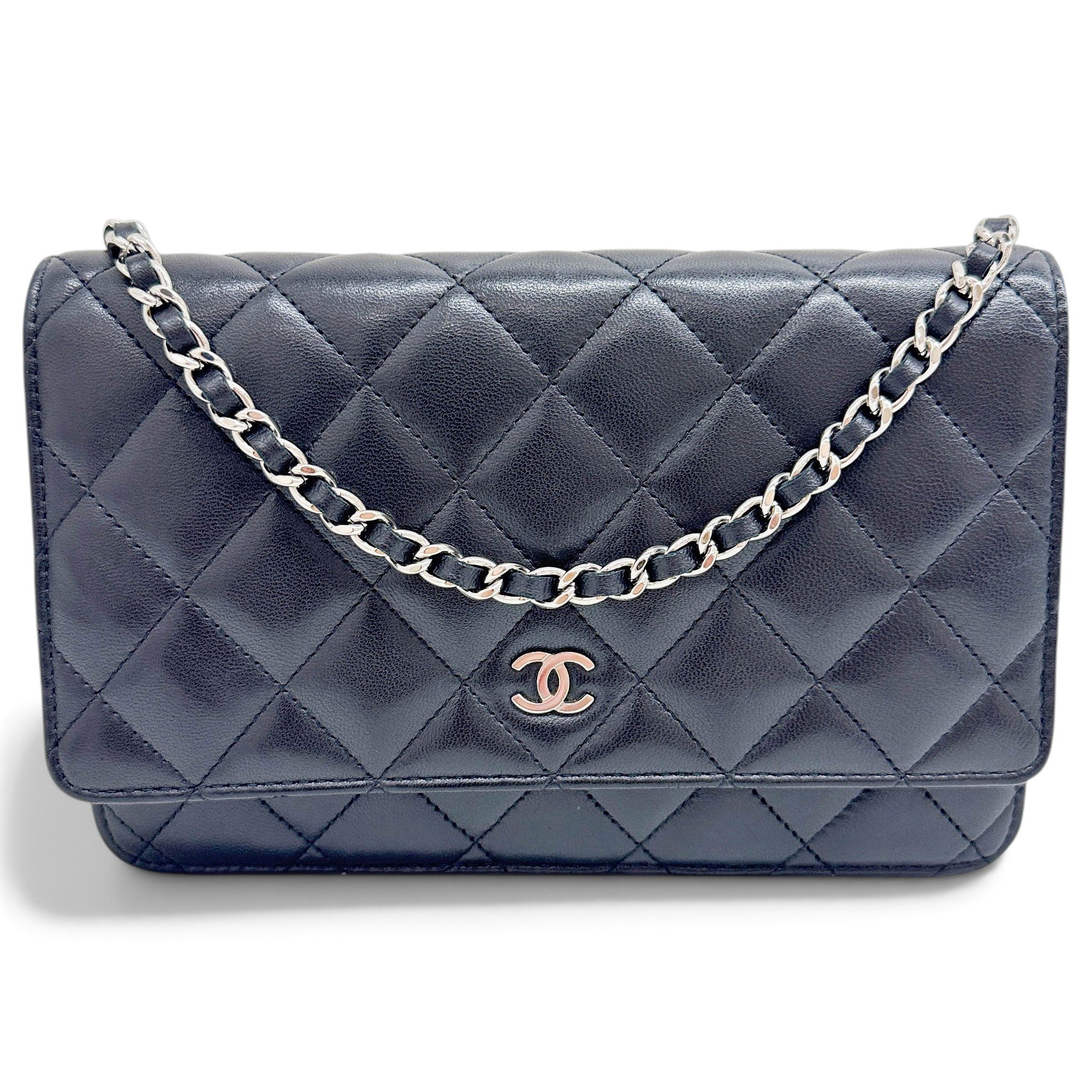 Wallet On Chain Timeless/Classique leather handbag