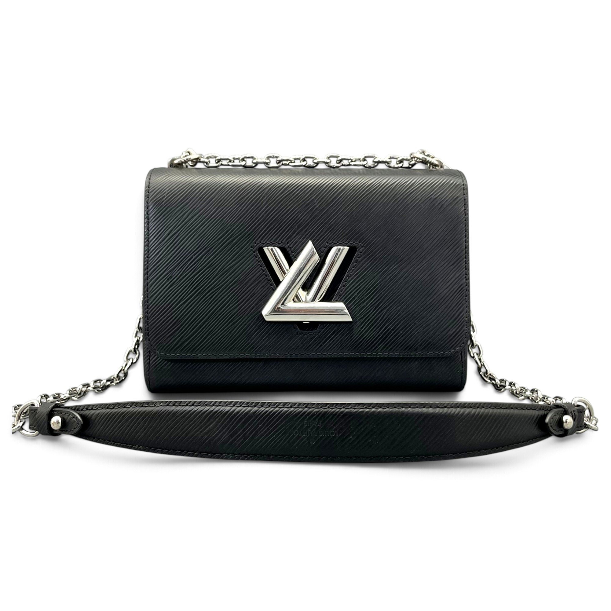 Twist leather crossbody bag