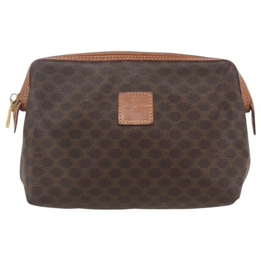 Leather clutch bag