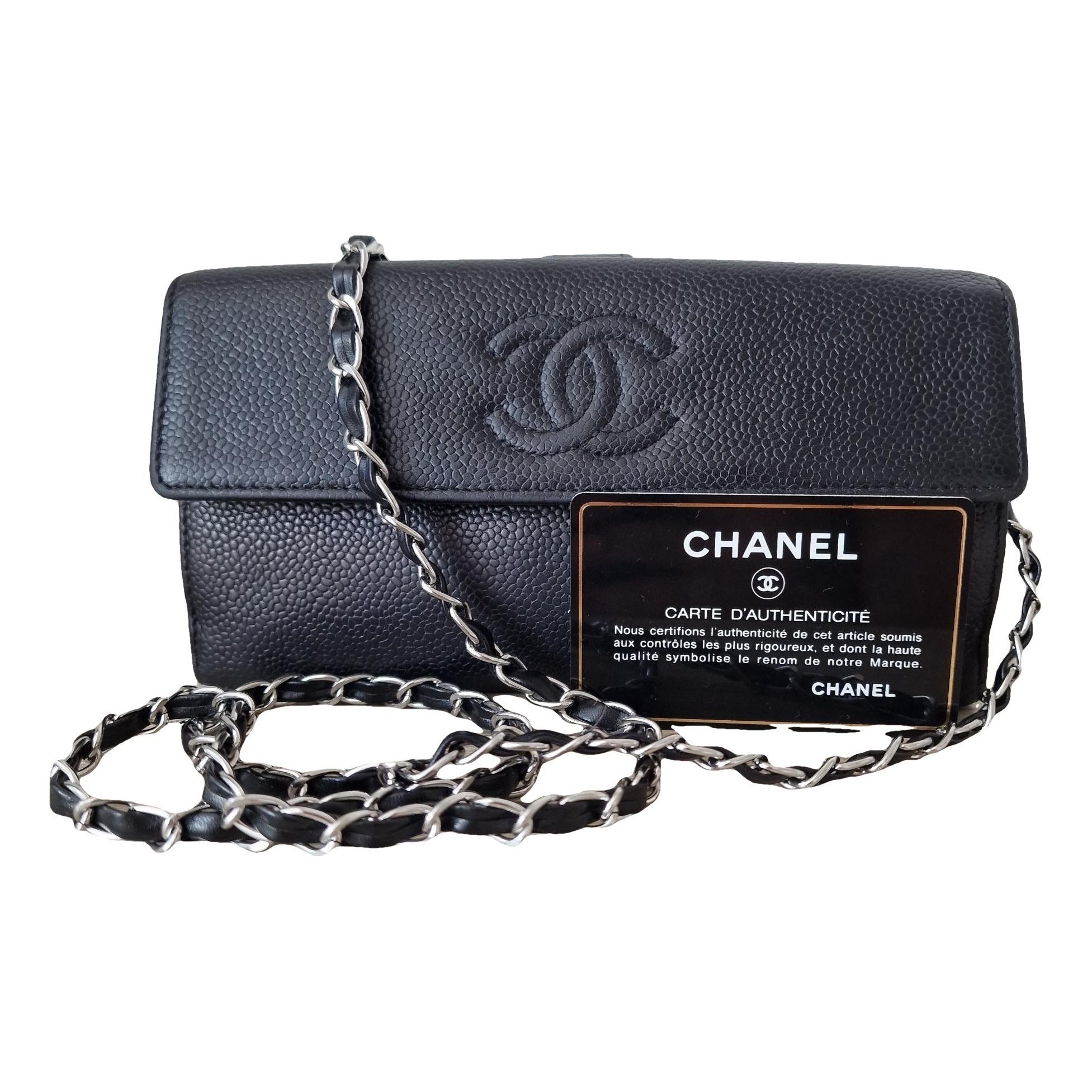 Wallet On Chain Timeless/Classique leather handbag
