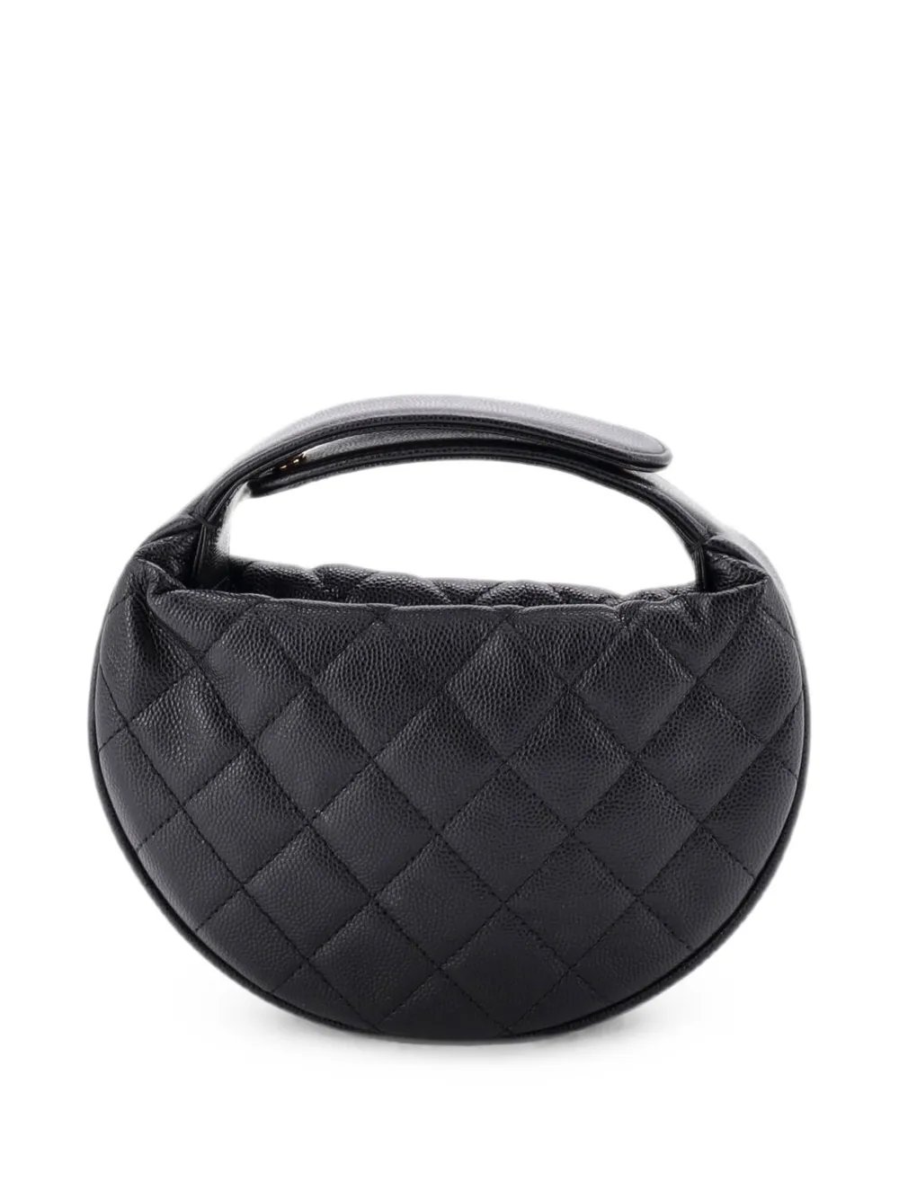 Polly Pocket Pouch Quilted Caviar Mini hobo bag
