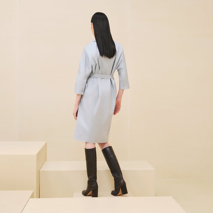 Bleu Givre Shirt Dress