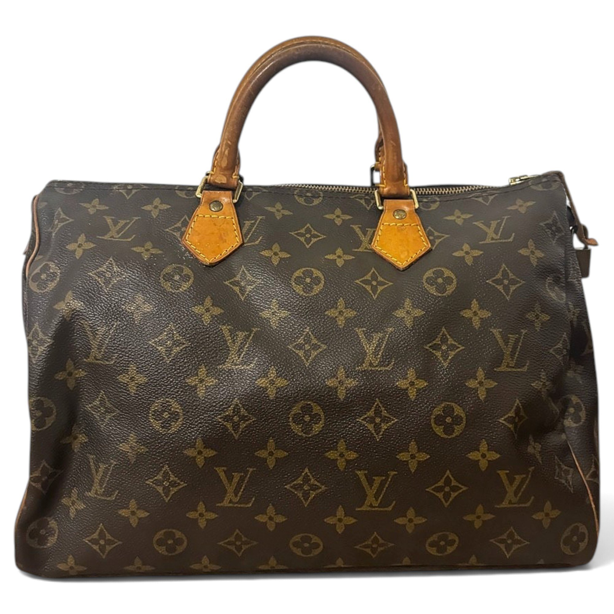 Speedy leather bowling bag