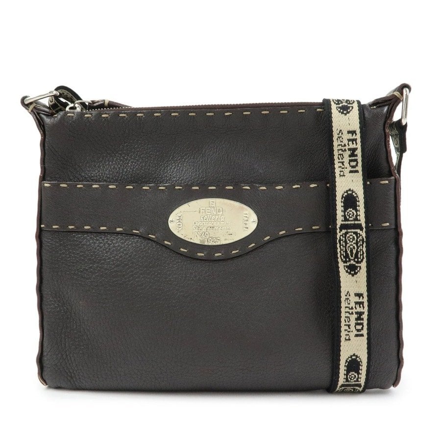 Leather crossbody bag