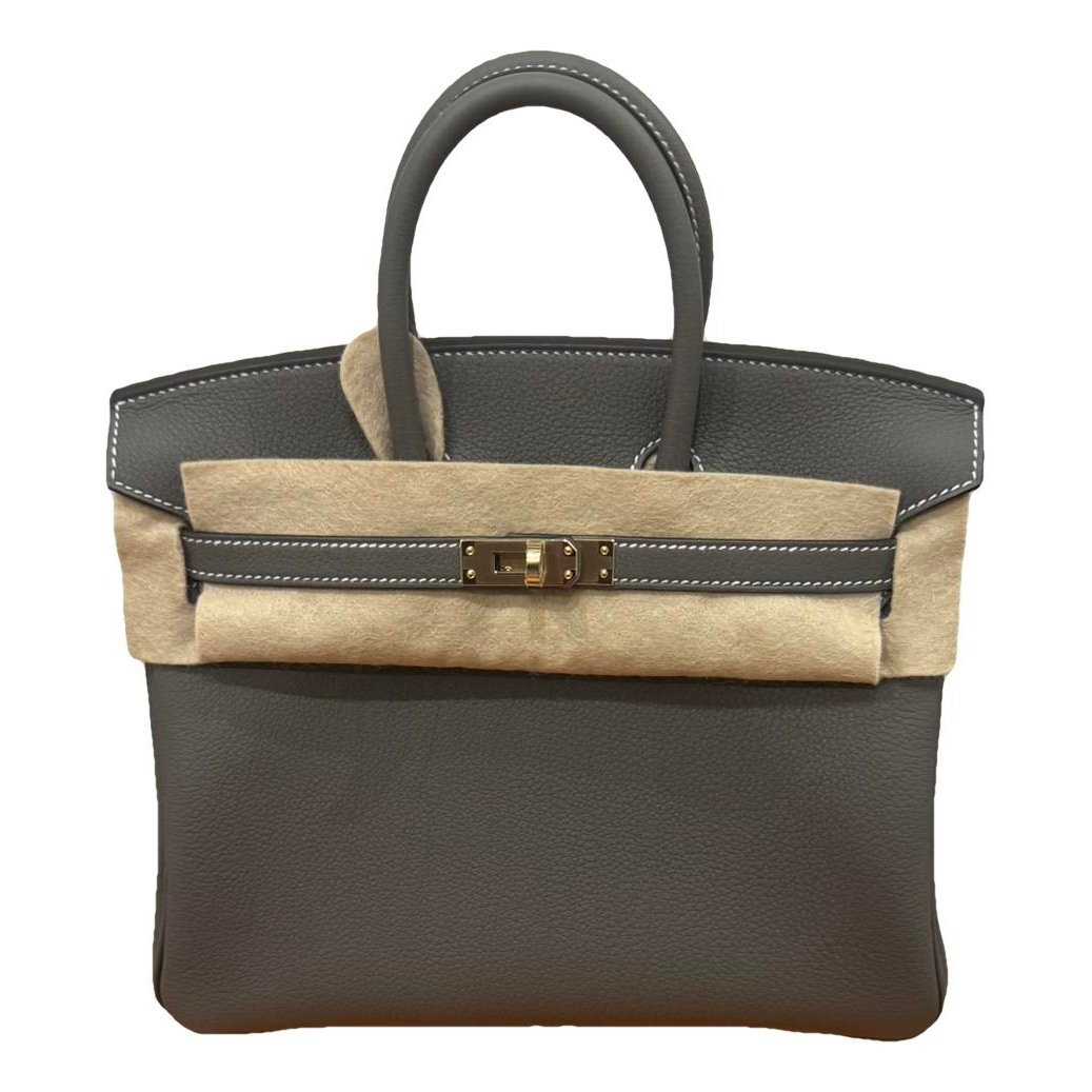 Birkin 25 leather handbag