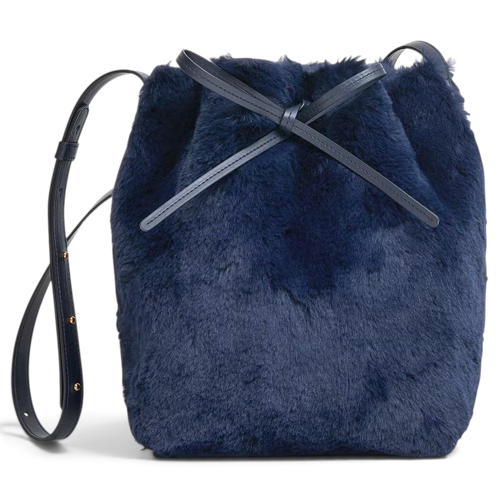 Mansur Gavriel Bucket faux fur handbag