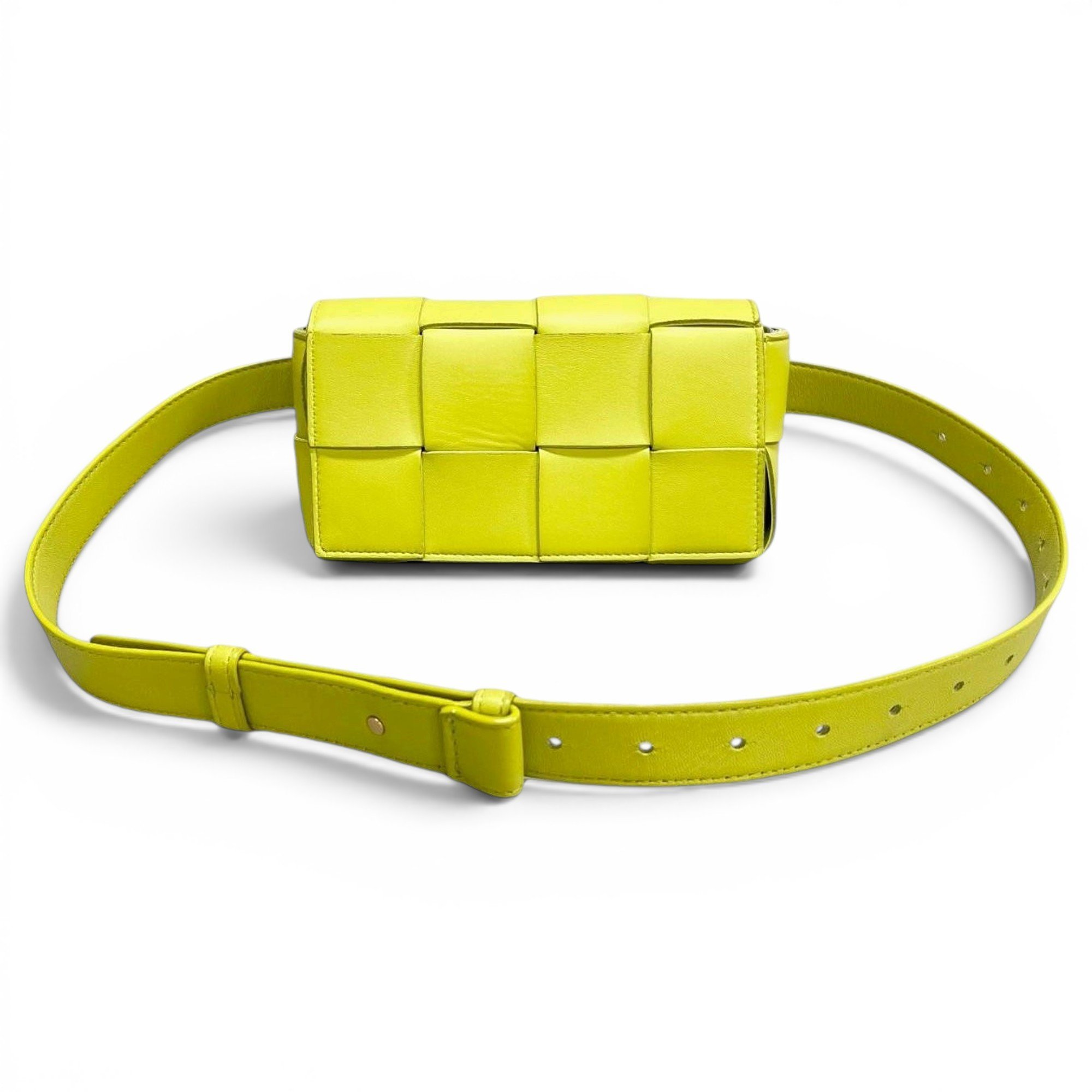 Cassette leather handbag