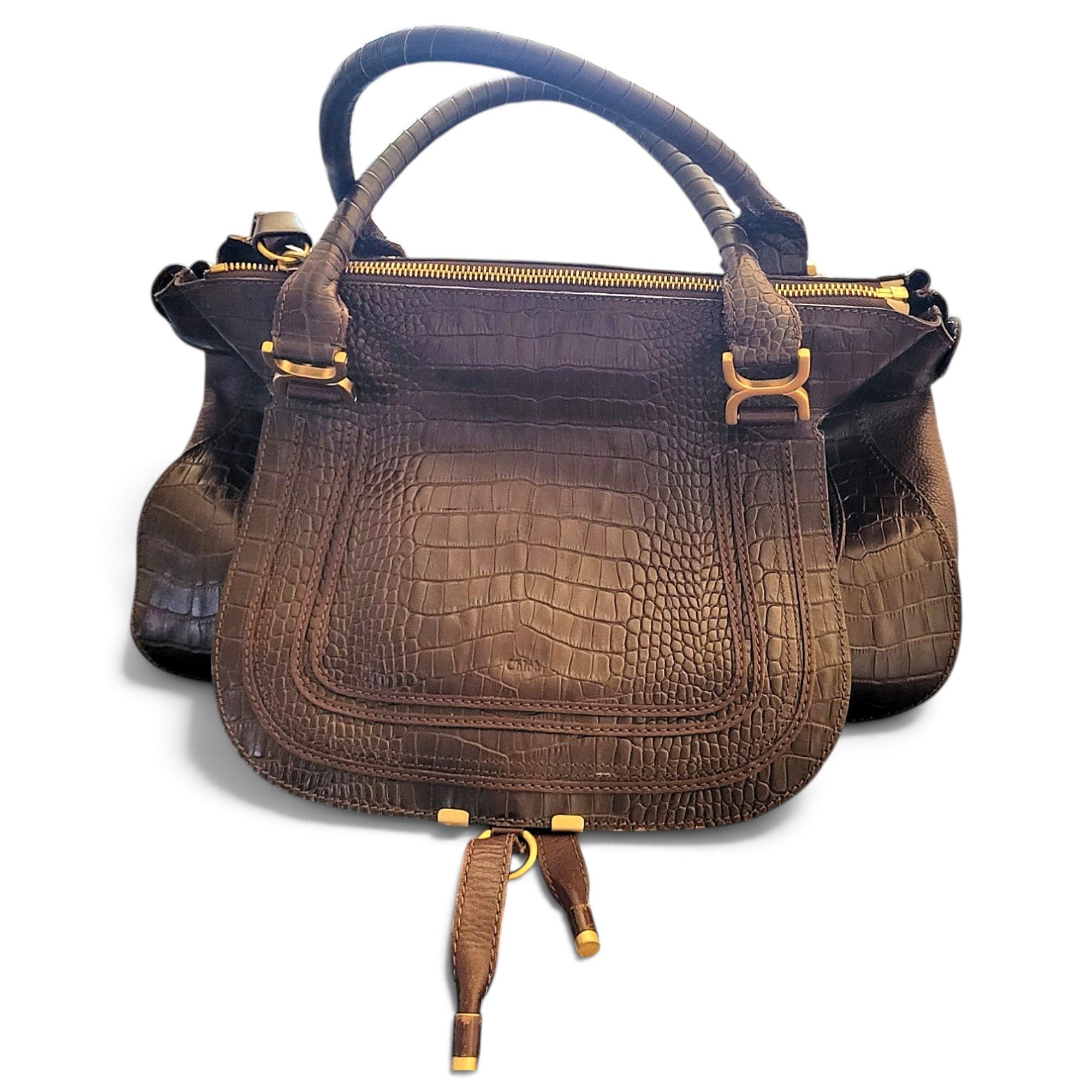 Marcie leather handbag