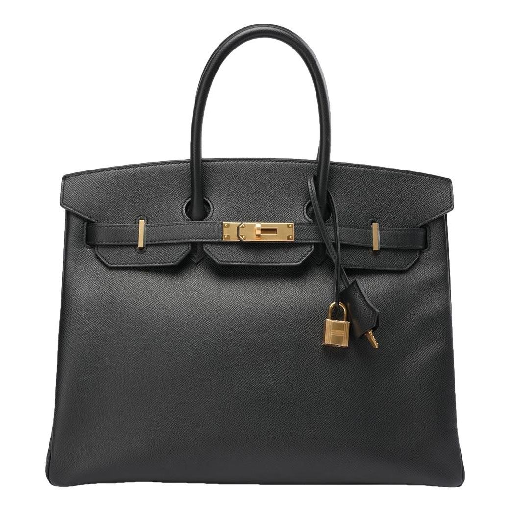 Birkin 35 leather handbag