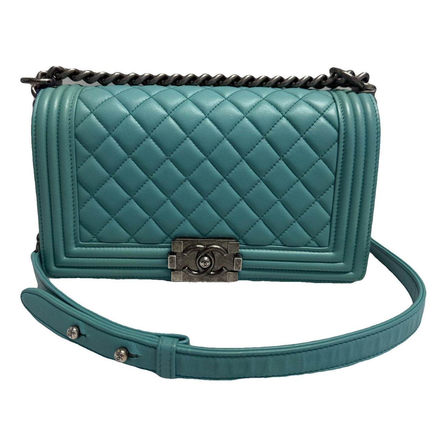 Boy leather crossbody bag