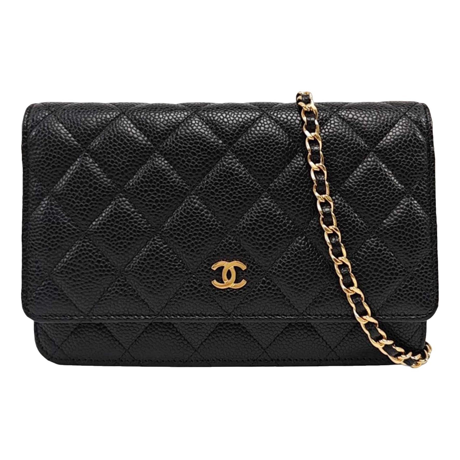 Wallet On Chain Timeless/Classique leather crossbody bag