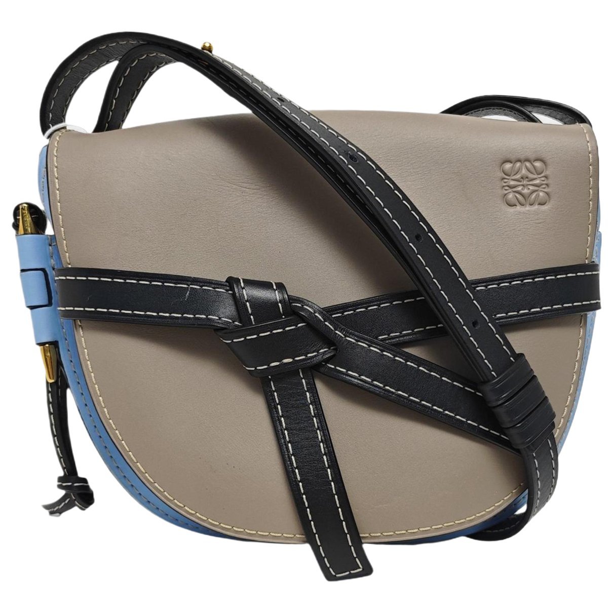 Gate leather crossbody bag
