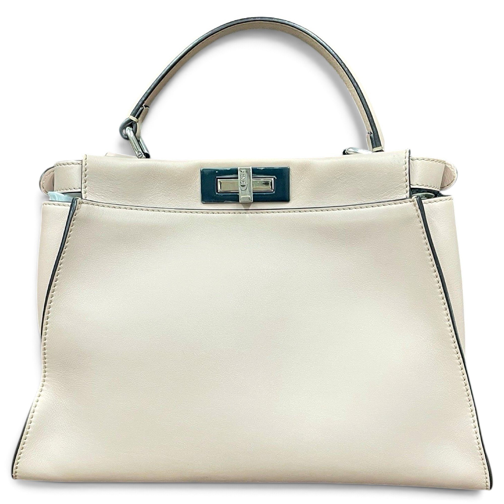 Peekaboo leather handbag