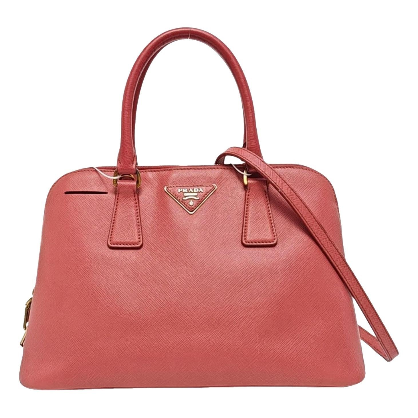 Promenade leather handbag