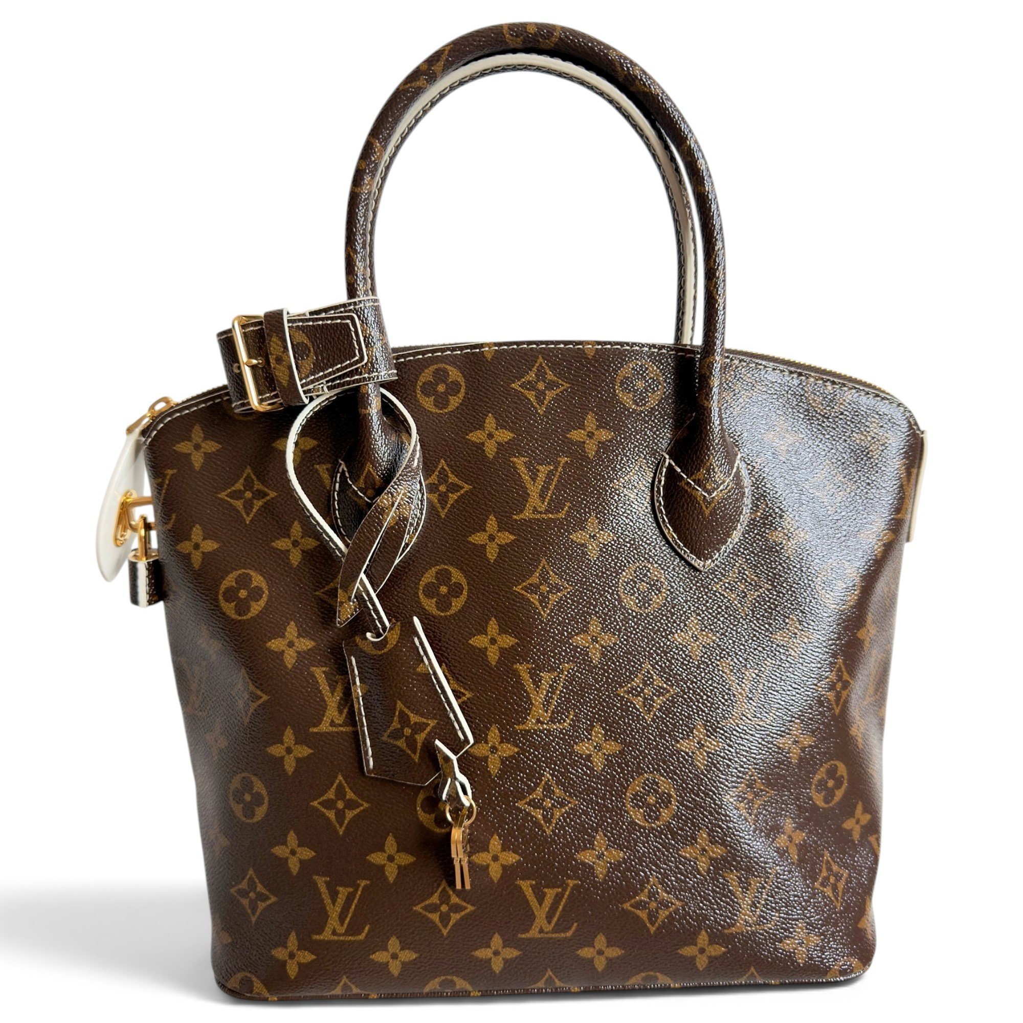 Lockit leather handbag