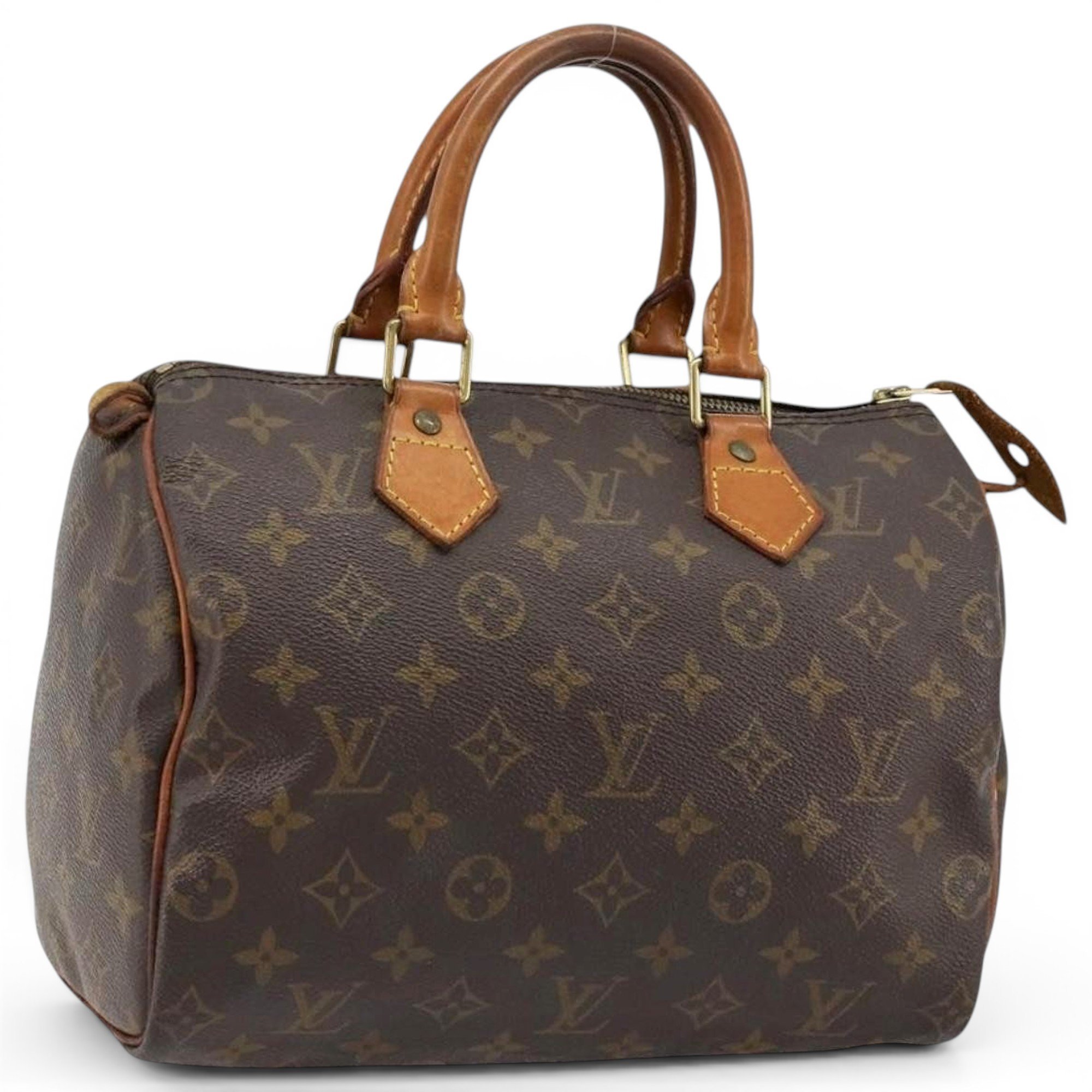 Speedy leather bowling bag