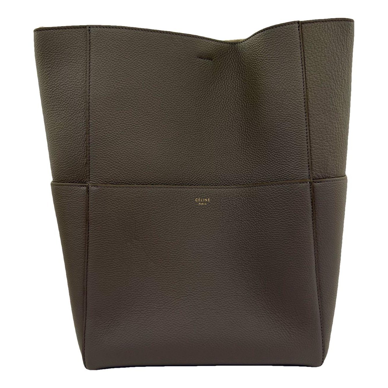 Seau Sangle leather tote